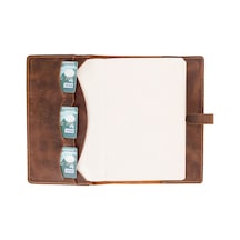 Bloom Quiet Edit Moccasin A5 Deri Kitap Defter Kılıfı
