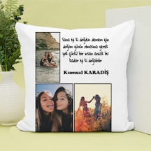 Kişiye Özel Doğum Günü Mesajlı Yastık Çok Renkli