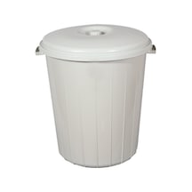 Çöp Kovası Kapaklı Plastik 70 Lt Gri
