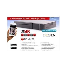 Xvr 8 Kanal Kamera Kayıt Cihazı Kd-8108s