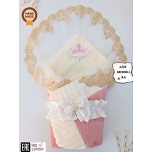 Kışlık Prizma Bebek Kundağı Unisex Bebek Dış Kundak Battaniyesi Hastane Çıkışı Kundak Battaniye Somon
