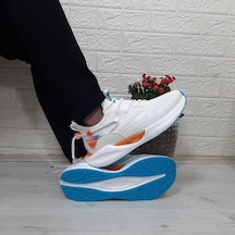 M.p 1659 Beyaz Renk Kaymaz Rahat Hafif Spor Ayakkabı 001