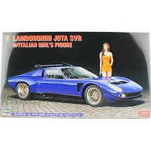 Hasegawa 20472 1/24 Ölçek, Lamborghini Jota Svr W/ıtalian Girl's Figure, Limited Edition Otomobil Plastik Model Kiti