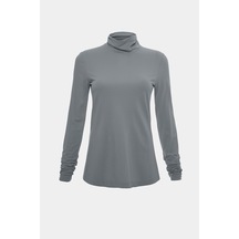 Aker 24aw02259111 Büyük Beden Bluz 24aw02259111 012 Gri Gri