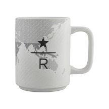 Starbucks Seramik Harita Tasarı mlı Kupa - 355 ml