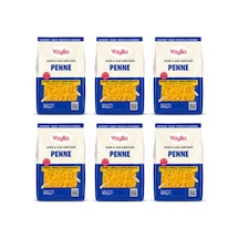 Yayla Glutensiz Mısır & Sarı Mercimek Penne Makarna 400 Gr X 6 Lı Avantaj Paketi Protein & Lif Kaynağı