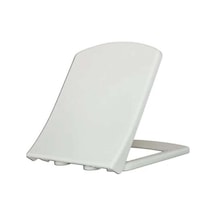 Beyaz Visam Lotus Termoplast Yumuşak Klozet Kapağı Beyaz