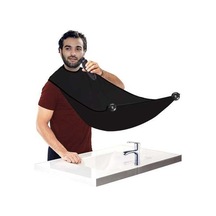 Pazly Sakal Kesme Önlüğü - Yapışkanlı, Su Geçirmez, Pratik Sakal Toplayıcı Siyah Model Siyah