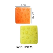 Silikon Kalıp Kartanesi 13 Lü Hg-220 Turuncu