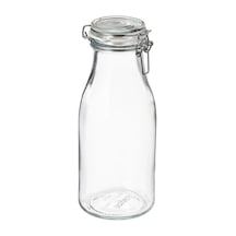 Ikea Korken Gıda Kavanozu 1000 Ml 23 Cm Şeffaf