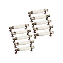 Seramik Kapı Kolları Mobilya Kolları, Mobilya Kapı Kolları, Mutfak Dolabı Kapı Kolları Vida Deliği Mesafesi 96 Mm