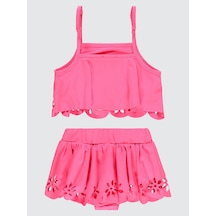 Civil Girls Kız Çocuk Mayo Set 2-12 Yaş Neon Pembe Neon Pembe