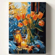 Sayılara Göre Boyama Tuvali, 50x70 Cm Kendin Yap Seti
