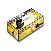 Nt İ-glove Siyah Nitril Eldiven Pudrasız 5 Mil Xl