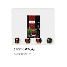 Esvet Gold Siyah Dökme Türk Rize Çayı 1 KG