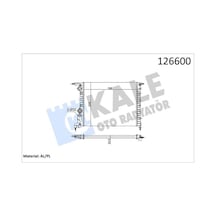 Kale-radyator Radyatör Clıo 91-98 R19 94-95 1.2-1.4 E7f.7.06 Mek Ac 390x377.5x23. 2 Sıra Al Pl Sistem Kale 0527272al 7701034770 7700784040