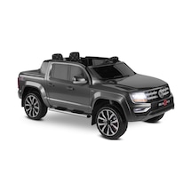 441 Quattro 4x4 2x12v 9ah Akülü Araba 24v Çift Kişilik Jeep U/k Metalik Siyah Füme