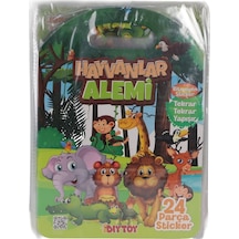 3028 Bitmeyen Sticker Hayvanlar Alemi