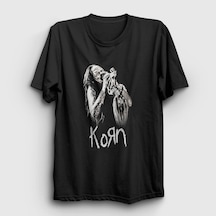 Presmono Unisex Jonathan Davis Korn T-shirt Siyah