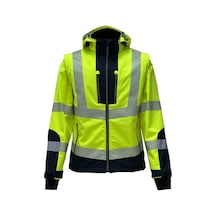 Reflekto Rlu Ripstop Softshell Model Teknik Mont Sarı Sarı