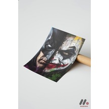 İkili Karakter Portre Poster, Çerçevesiz Yüksek Kalite Duvar Afişi - Modern Ev Dekorasyonu