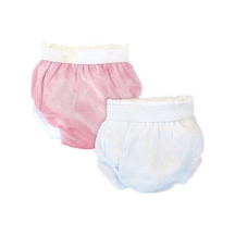 Sema Baby 2'li Lüks Alıştırma Külodu 10-15KG Beyaz Pembe