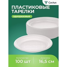 Cactus Tek Kullanımlık Plastik Tabaklar, Parti İçin 100 Adet 30123480 100 adet
