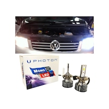 Vw Transporter T5 Led Xenon Uzun + Kısa Far Ampulü H4 Mono Yeni Seri Beyaz