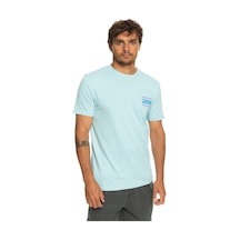 Quiksilver Warped Frames Erkek Tişört Mavi