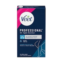 Veet Sir Ağda Bantları Professional Hasas Ciltler İçin Bacak Ve Vücut Bölgesi 20 Li 24'li Paket