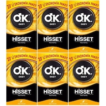 Okey Hisset Prezervatif 6 x 20'li