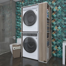 Kenzlife Çamaşır-Kurutma Makinesi Dolabı Demyan Crd 180*090*60 Ba Çok Renkli