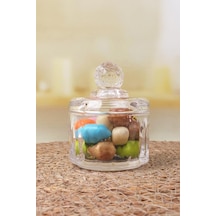 Deconox Lüx Kristal Mini Cam Şekerlik & Cam Lokumluk, Kesme Cam Lüx Şekerlik 7.5cm 9.2cm - 06644 Diğer