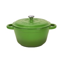 Lava Döküm Yuvarlak Tencere Döküm Demir Kapak  New Heritage Serisi 22 CM