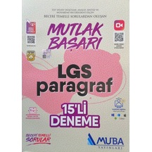 MB LGS Paragraf 15'li Deneme -  Muba Yayınları