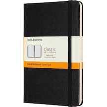Moleskine Classic Sert Kapak Çizgili Defter 11.5x18 Black Siyah