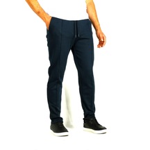 Erkek Lacivert Bel İpli Slim Fit Yan Cepli Armürlü Jogger Pantolon Ncs Jeans 1642-lacivert