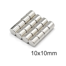 10X10Mm Neodyum Güçlü Mıknatıs - Neodim Magnet 10X10Mm Neodyum Güçlü Mıknatıs - Neodim Magnet