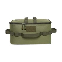 Pazly Yeşil Kamp Depolama Çantası - Taşınabilir Piknik Ve Kamp Malzemeleri Organizatörü Yeşil