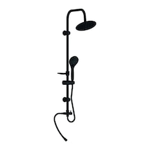 Gpd Sürgülü Duş Seti 3 Fonksiyonlu El Duşu Ile Siyah Dst19-2-S Diğer