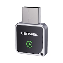 Lenyes Lcp06 Android Auto Destekli Carplay Usb Bluetooth 5.3 Wireless Transmitter Adaptör Siyah