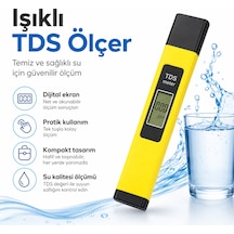 Işıklı Dijital Tds Ölçer Su Kalitesi Test Cihazı 608506103