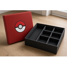 Pokemon Kart Saklama Kutusu Buyuk Bolmeli Pokeball