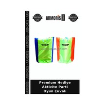 Premium Hediye Aktivite Parti Oyun Çuvalı Çok Renkli