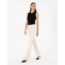 Pierre Cardin Kadın Ekru Pantolon Kanvas-chino 50292885-vr019 Ekru