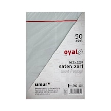 Oyal 08474 162 X 229 160 Gr 50'lı Mavi Saten Zarf