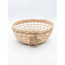 Rattan Çok Amaçlı Sepet Doğal Bambu Renk
