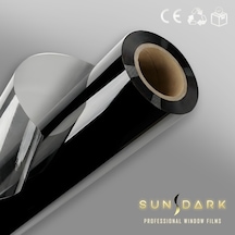 75 Cm X 2 Metre Siyah Cam Filmi %35