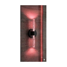 Bubbleflux Small 31 Cm Modern Tasarım Led Aplik - Duvar Lambası - Siyah - Elektrikli - Rgb Kumandalı Siyah Rgb Elektrikli Kumandalı
