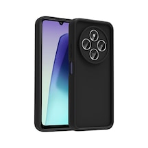 Zore Redmi 14c Kılıf Kamera Korumalı Ogaa Ananas Kapak - Siyah